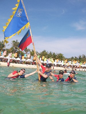 Liechtenstein Princely Navy team at 1-4 May 2008: Boracay International Dragon Boat Festival