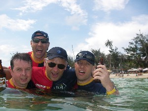Liechtenstein Princely Navy team at 1-4 May 2008: Boracay International Dragon Boat Festival