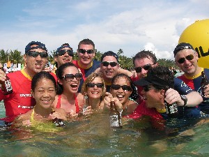 Liechtenstein Princely Navy team at 1-4 May 2008: Boracay International Dragon Boat Festival