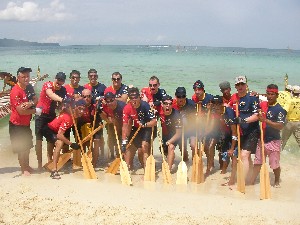 Liechtenstein Princely Navy team at 1-4 May 2008: Boracay International Dragon Boat Festival