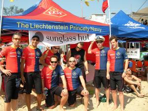 Liechtenstein Princely Navy team at 1 May 2009: Stanley Warm Up Race