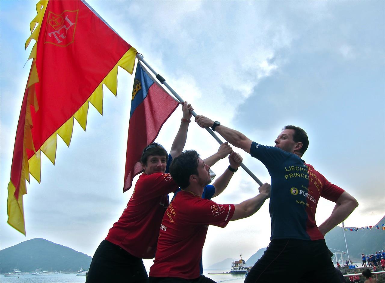 Liechtenstein Princely Navy team at 12 May 2013: VRC Deep Water Bay Regatta 2013