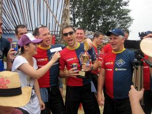 Liechtenstein Princely Navy team at 13 June 2010: Mui Wo Dragon Boat Race
