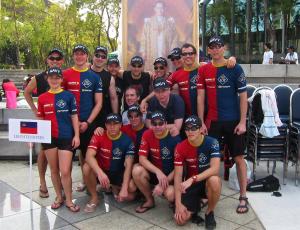 Liechtenstein Princely Navy team at 9-12 February 2012: King's Cup KBank Dragon Boat Championship