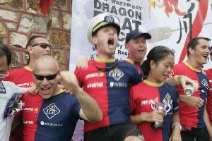 Liechtenstein Princely Navy team at 25 May 2008: 9th Deep Water Bay Dragon Boat Regatta