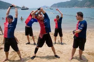 Liechtenstein Princely Navy team at 3 May 2009: 10th Deep Water Bay Dragon Boat Races