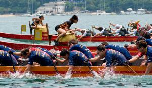 Liechtenstein Princely Navy team at 3 May 2009: 10th Deep Water Bay Dragon Boat Races