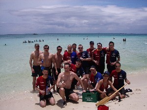 Liechtenstein Princely Navy team at April 26-28, 2007: Boracay International Dragon Boat Festival