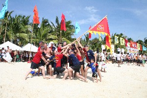 Liechtenstein Princely Navy team at April 26-28, 2007: Boracay International Dragon Boat Festival