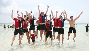 Liechtenstein Princely Navy team at April 26-28, 2007: Boracay International Dragon Boat Festival