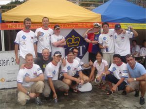 Liechtenstein Princely Navy team at June 18/19, 2005: Hong Kong International Dragon Boat Races 2005