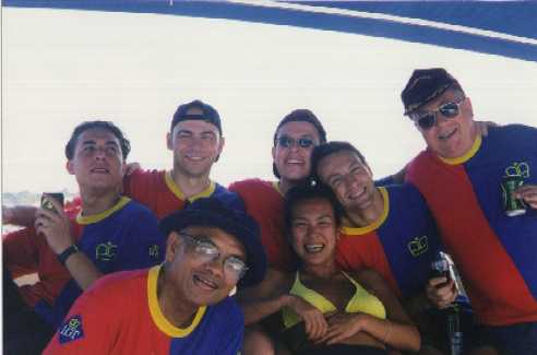 Liechtenstein Princely Navy team at June 2000 - Dragon Boat Race