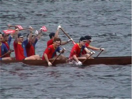 Liechtenstein Princely Navy team at June 2001 - The Liechtenstein Princely Navy strikes again