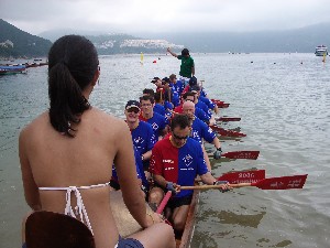 Liechtenstein Princely Navy team at May 1, 2006: Stanley New Boat Launch Races