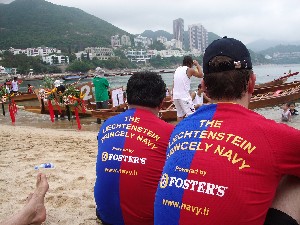 Liechtenstein Princely Navy team at May 1, 2006: Stanley New Boat Launch Races