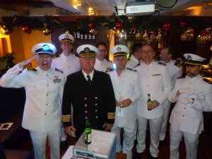 Liechtenstein Princely Navy team at Navy White Christmas 2011