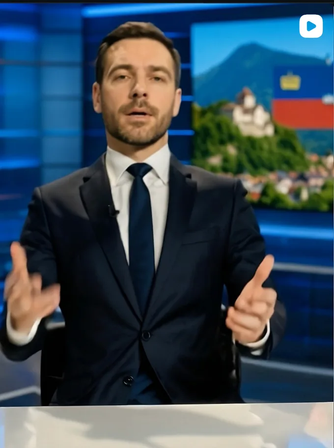 News anchor reporting on the Navy