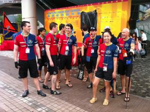 Liechtenstein Princely Navy team at 17 June 2011: Hong Kong International Dragon Boat Carnival - Financial Institutions & Banks Championship