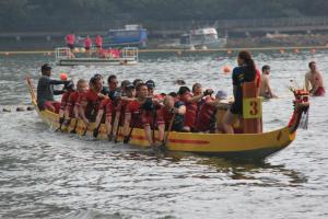Liechtenstein Princely Navy team at 20 May 2012: HKIPC Dragon Boat Races