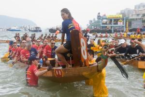 Liechtenstein Princely Navy team at 28 May 2009: Stanley Dragon Boat Championships
