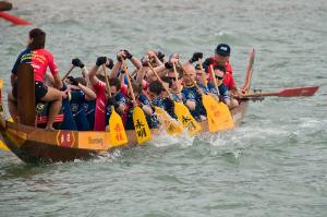 Liechtenstein Princely Navy team at 28 May 2009: Stanley Dragon Boat Championships