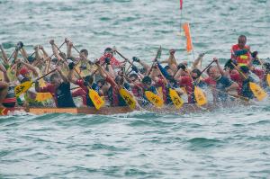 Liechtenstein Princely Navy team at 28 May 2009: Stanley Dragon Boat Championships