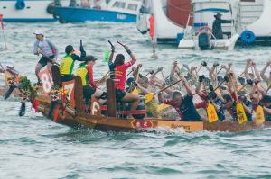 Liechtenstein Princely Navy team at 28 May 2009: Stanley Dragon Boat Championships