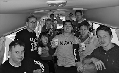 Liechtenstein Princely Navy team at 7 April 2013: Bank of China (Hong Kong) 56th Festival of Sports - Dragon Boat Races