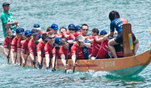 Liechtenstein Princely Navy team at 9 May 2010: HKIPC 11th Deep Water Bay Dragon Boat Races