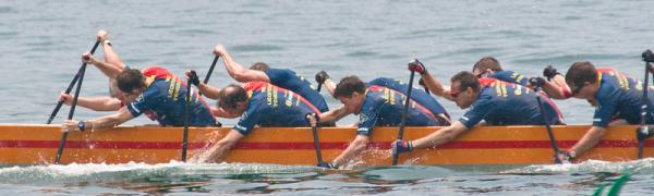 Liechtenstein Princely Navy team at 9 May 2010: HKIPC 11th Deep Water Bay Dragon Boat Races