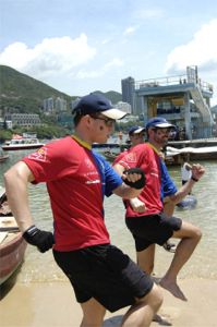 Liechtenstein Princely Navy team at June 11, 2005: Stanley Dragon Boat Championships 2005