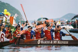 Liechtenstein Princely Navy team at June 11, 2005: Stanley Dragon Boat Championships 2005
