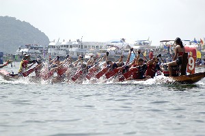 Liechtenstein Princely Navy team at June 19, 2007: AIA Stanley Dragonboat Championships 2007