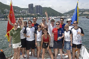 Liechtenstein Princely Navy team at June 19, 2007: AIA Stanley Dragonboat Championships 2007