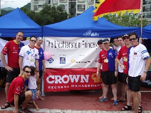 Liechtenstein Princely Navy team at June 3-4, 2006: Hong Kong International Dragon Boat Races