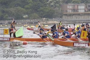 Liechtenstein Princely Navy team at May 1, 2005: 6th Deep Water Bay Dragon Boat Race