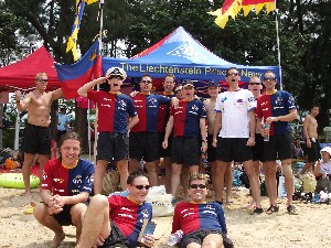 Liechtenstein Princely Navy team at May 13, 2007: 8th Deep Water Bay Dragon Boat Races