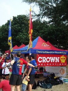Liechtenstein Princely Navy team at May 13, 2007: 8th Deep Water Bay Dragon Boat Races