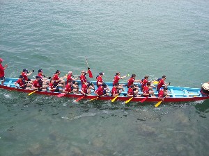 Liechtenstein Princely Navy team at May 13, 2007: 8th Deep Water Bay Dragon Boat Races