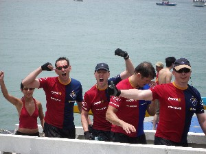 Liechtenstein Princely Navy team at May 13, 2007: 8th Deep Water Bay Dragon Boat Races