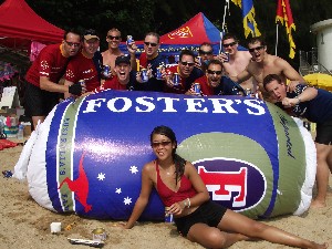 Liechtenstein Princely Navy team at May 13, 2007: 8th Deep Water Bay Dragon Boat Races