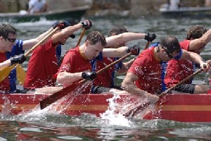 Liechtenstein Princely Navy team at May 7, 2006: 7th Deep Water Bay Dragon Boat Races