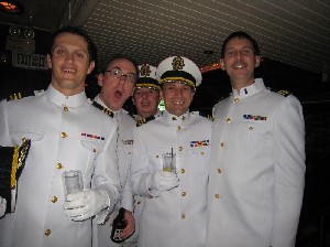 Liechtenstein Princely Navy team at Navy White Christmas 2007
