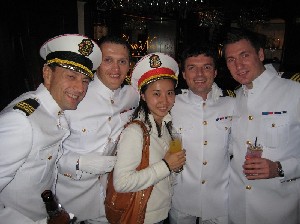 Liechtenstein Princely Navy team at Navy White Christmas 2007