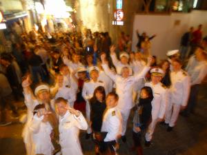 Liechtenstein Princely Navy team at Navy White Christmas 2012
